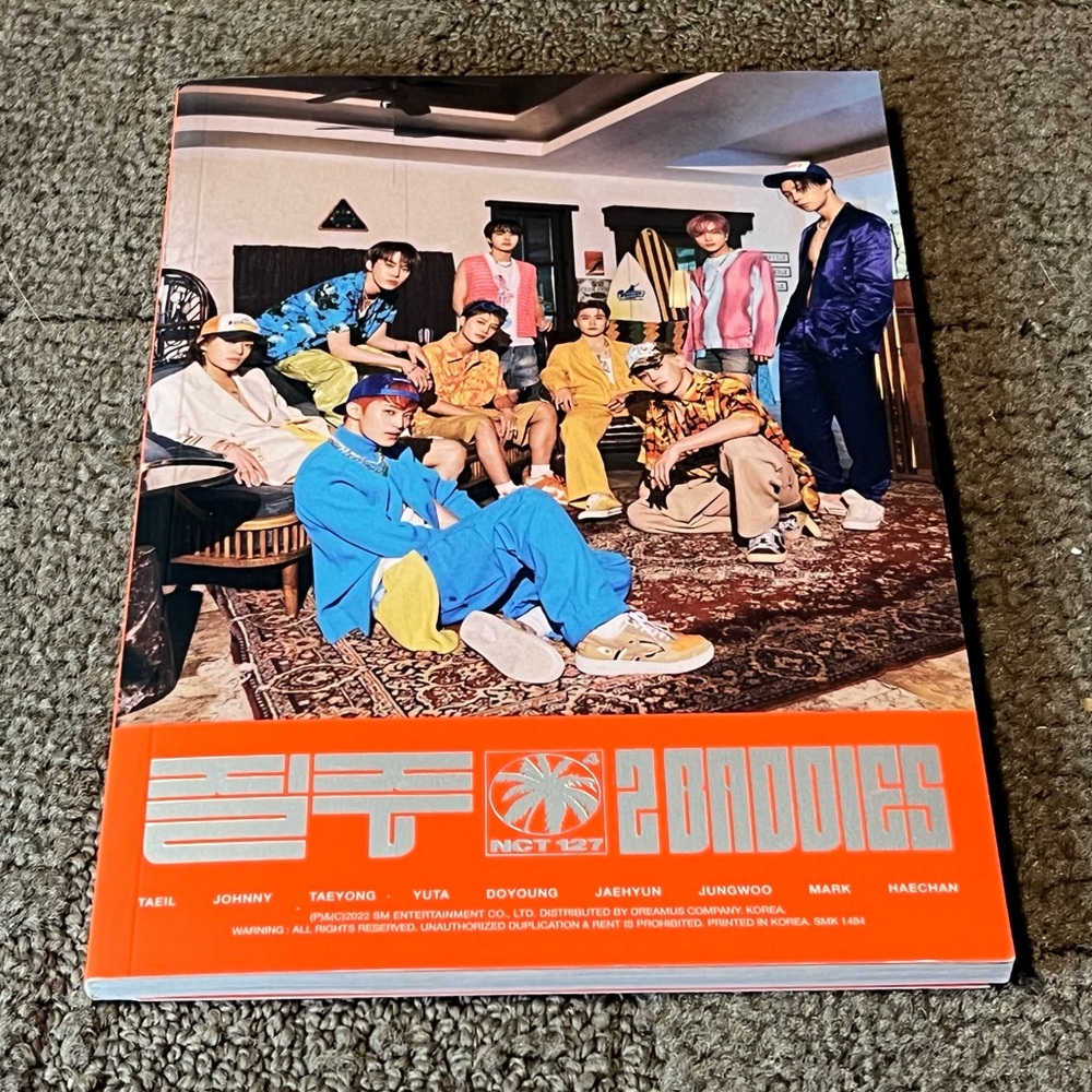 NCT 127 질주 2 Baddies 4th Album 2 Baddies Version w/ Poster K-Pop Kpop Boy Group